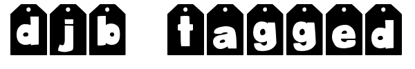 DJB Tagged font preview